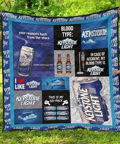 Keystone Light Funny Gift For Beer Lover Quilt