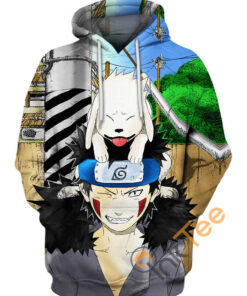 Kiba And Akamaru Hoodie 3D