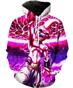 Kid Buu Destruction Alt Color Dragon Ball Z Boo Hoodie 3D