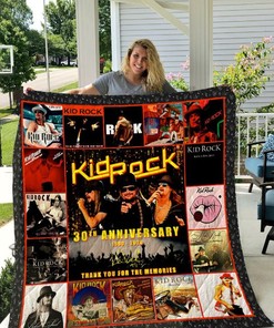 Kid Rock 30th Anniversary Quilt Blanket Bedding Set