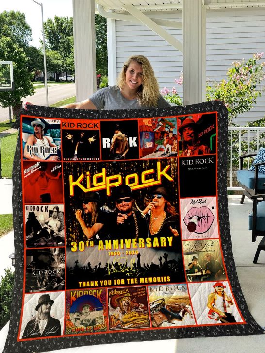 Kid Rock 30th Anniversary Quilt Blanket Bedding Set