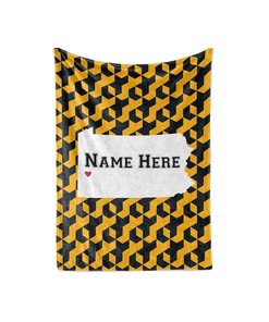 Kids Outer Space Rocket Launch - Personalized Custom Blanket With Child's Name Sherpa Fleece Blanket Gifts for Family, for Couple