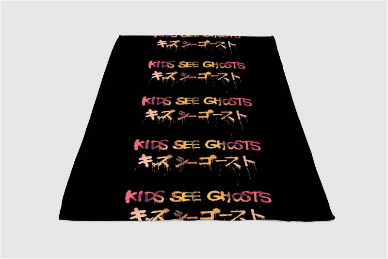 Kids See Ghost Japan Sherpa Fleece Blanket Gifts for Family, for Couple