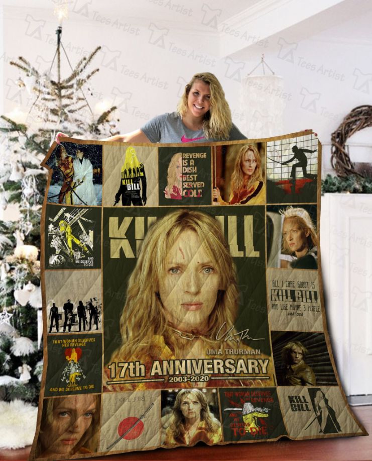 Kill Bill 17th Anniversary Volume Collection Quilt Blanket Bedding Set