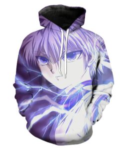 Killua Hatsu Hunter X Hunter Hoodie 3D