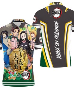 Kimetsu No Yaiba Festival Modern Clothes Mashup Polo Shirt All Over Print Shirt 3d T-shirt