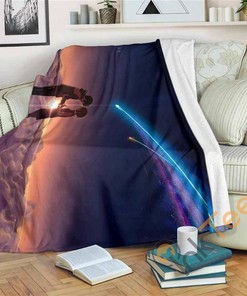 Kimi No Nawa Your Name Sherpa Fleece Blanket Gifts for Family, for Couple