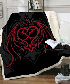 Kingdom Hearts Heartless Fleece Blanket for Home Décor
