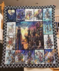 Kingdom Hearts Quilt Blanket Bedding Set