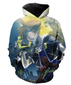 Kingdom Hearts Sora Kingdom Hearts Hoodie 3D
