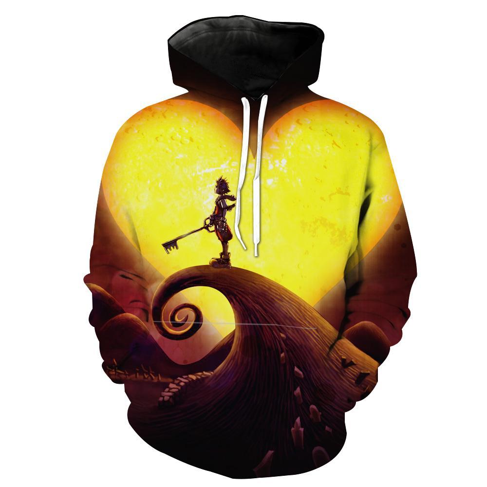 Kingdom Hearts Sora Kingdom Hearts Sport All Over Print Hoodie 3D