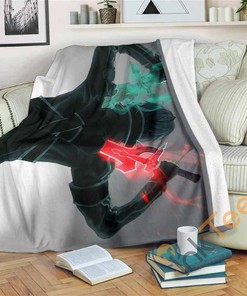 Kirito Sword Art Online Sherpa Fleece Blanket Gifts for Family, for Couple