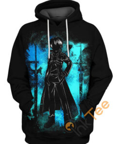 Kirito The Black Swordsman Hoodie 3D