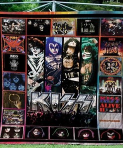 Kiss Albums Quilt Blanket Bedding Set for Home Décor