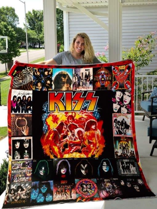 Kiss Band Album Covers Quilt Blanket Bedding Set