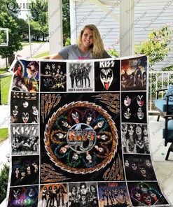 Kiss Band Christmas Collection For Fan Quilt Blanket Bedding Set