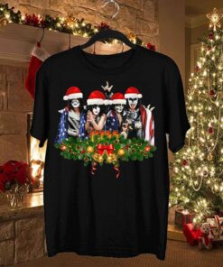Kiss Band Christmas Merry X Mas T-Shirt