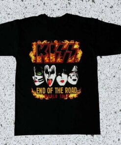 Kiss Band End Of The Road World Tour Men'S T-Shirt