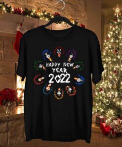 Kiss Band Happy New Year 2022 T-Shirt
