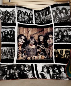 Kiss Band Quilt Blanket Bedding Set Cover Fabric
