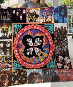 Kiss Band Quilt Blanket Bedding Set for Home Décor