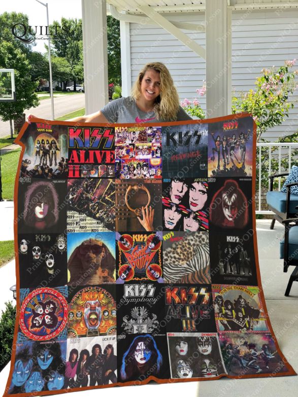 Kiss Band Rock Music For Fans Ver Collected Quilt Blanket Bedding Set