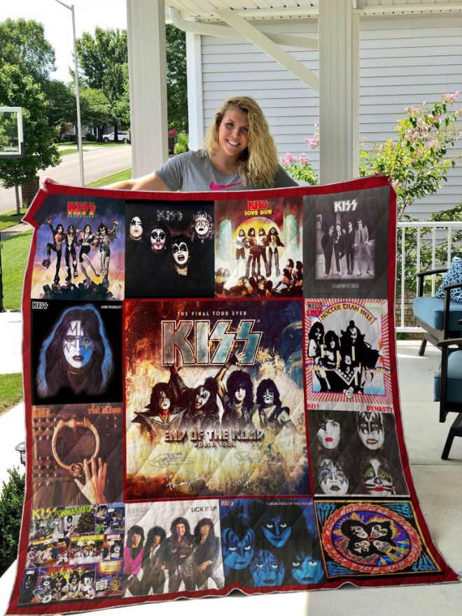 Kiss End Of The Road World Tour Quilt Blanket Bedding Set
