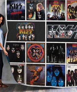 Kiss Love Gun Quilt Blanket Bedding Set for Home Décor