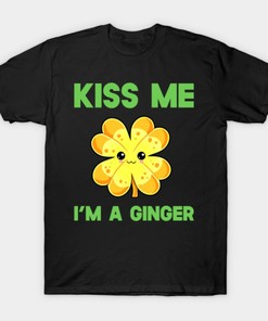 Kiss Me I'M A Ginger St. Patrick's Day Shirt