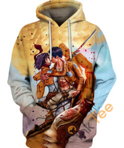 Kiss Of The Titans Hoodie 3D