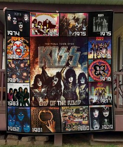 Kiss Quilt Blanket Bedding Set for Home Décor