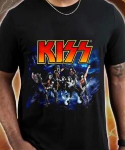 Kiss Rock Band Outfit 50 Year Anniversary T-Shirt