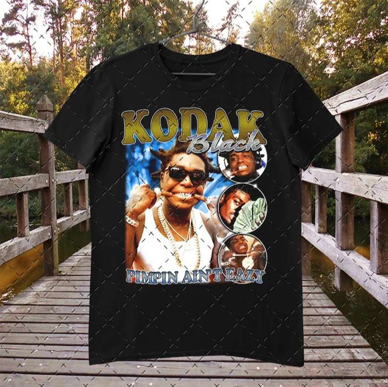 Kodak Black Vintage Inspired 90'S Rap Unisex T-Shirt