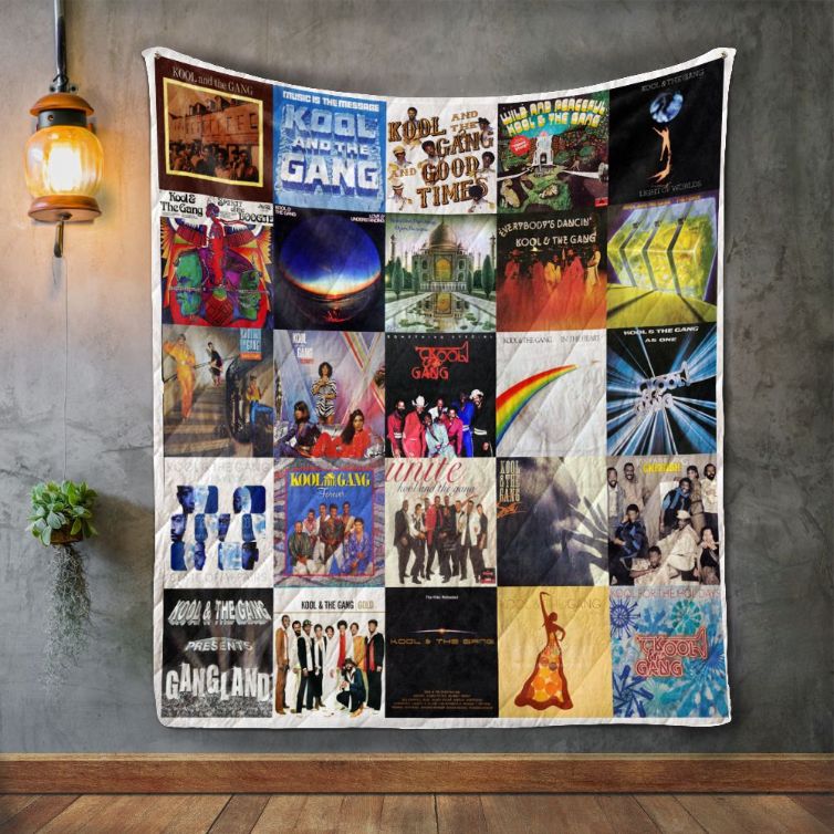 Kool and The Gang Album Covers Quilt Blanket Bedding Set