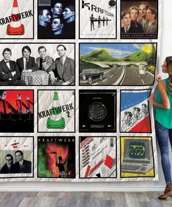 Kraftwerk Album Collected Quilt Blanket Bedding Set