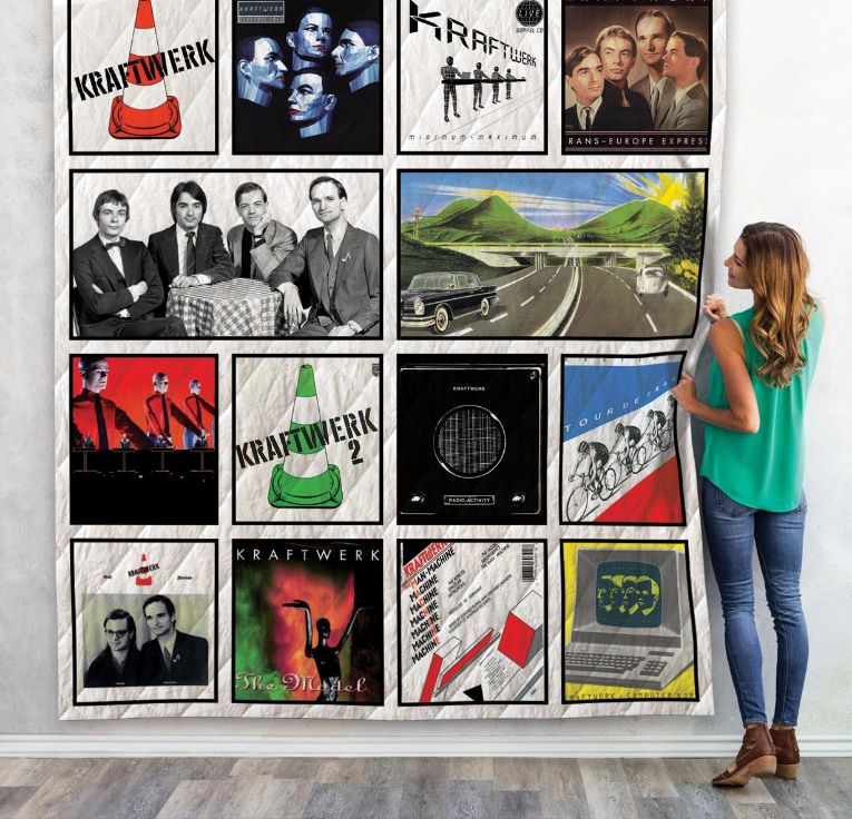 Kraftwerk Album Collected Quilt Blanket Bedding Set