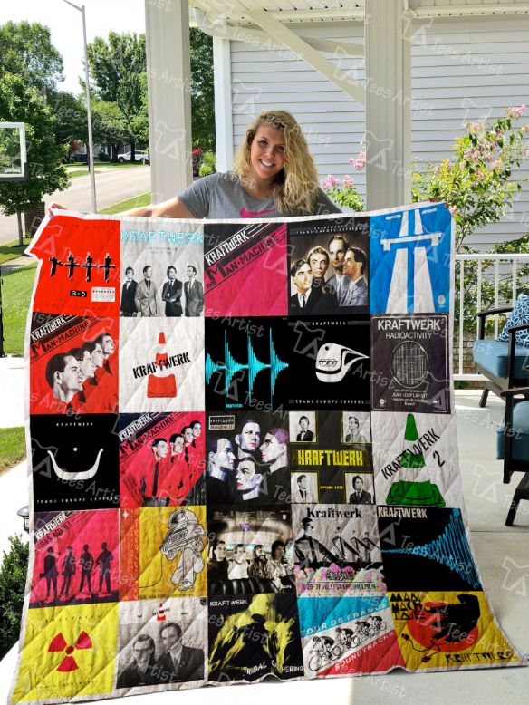 Kraftwerk Collected Retro Quilt Blanket Bedding Set