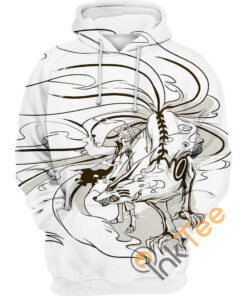 Kurama With Naruto Hoodie 3D