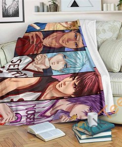 Kuroko No Basuke Sherpa Fleece Blanket Gifts for Family, for Couple