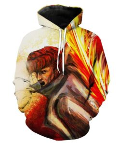 Kuwabara Yu Yu Hakusho Anime Hoodie 3D