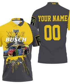 Kyle Busch Nascar Champion 2019 Signed Fans Personalized 3D All Over Print Polo Shirt