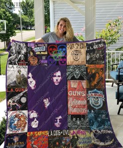 L.A. Guns Albums For Fans Ver Collection Quilt Blanket Bedding Set