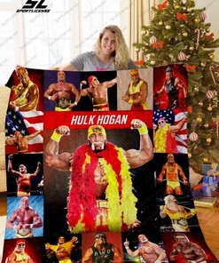 LA Hulk Hogan Quilt Blanket Bedding Set for Home Décor