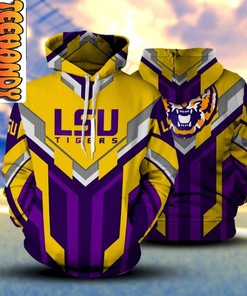 LSU Tigers football Premium 3D Hoodie