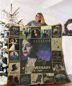 La La Land 4th Anniversary Quilt Blanket