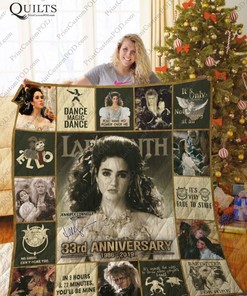 Labyrinth 33rd Anniversary Quotes Collection Quilt Blanket Bedding Set