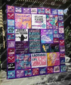 Lacrosse Is Beautiful Quilt Blanket Bedding Set Ht10