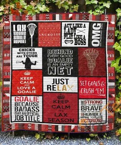 Lacrosse Quilt Blanket Bedding Set With Pilliwcases Option