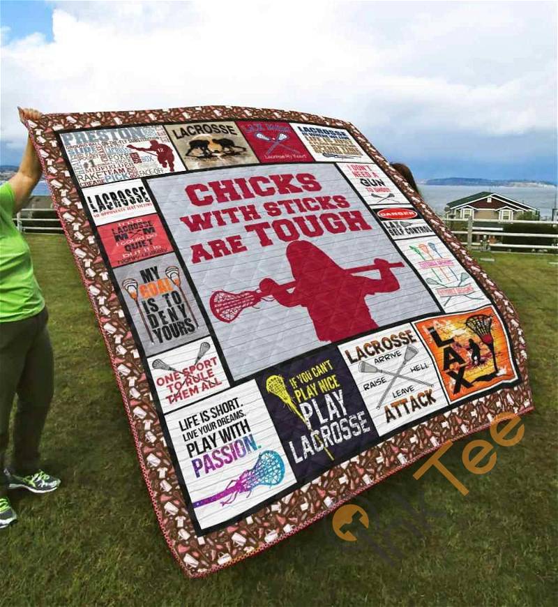 Lacrosse Quilt Blanket Bedding Set With Pilliwcases Option Ver3