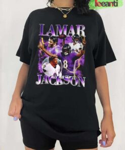 Lamar Jackson Football Player Nba T-Shirt
